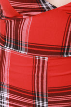 Load image into Gallery viewer, Plaid V-Neck Palazzo Jumpsuit